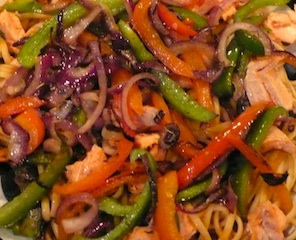 PastaSalmonPeppers